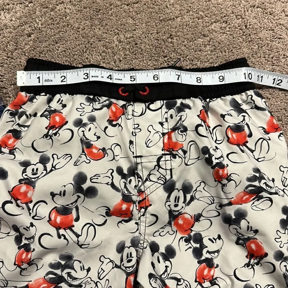 POKÉMON and MICKEY!! Size small! Swim trunks! Like new!